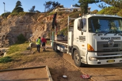 Topdeck Transport and Heavy Lift - Delivering and Installing a Sculpture, Avalon Beach